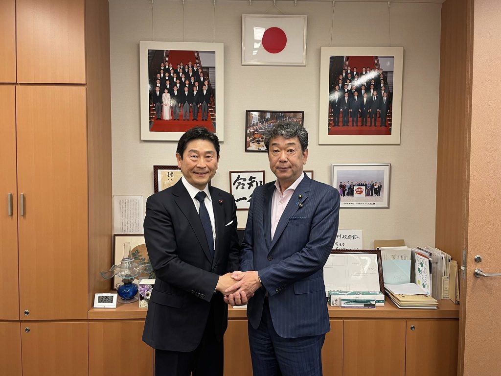 飯島 弘之 札幌市議会議長が来訪。