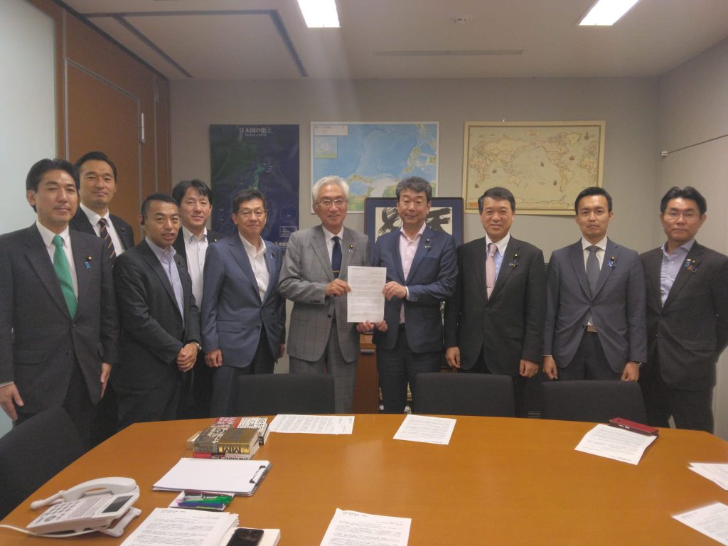 積極財政議連で要望活動をいたしました。