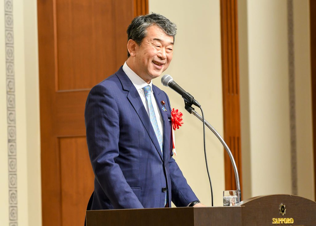 さっぽろ自民党セミナーに自民党道連会長として出席。