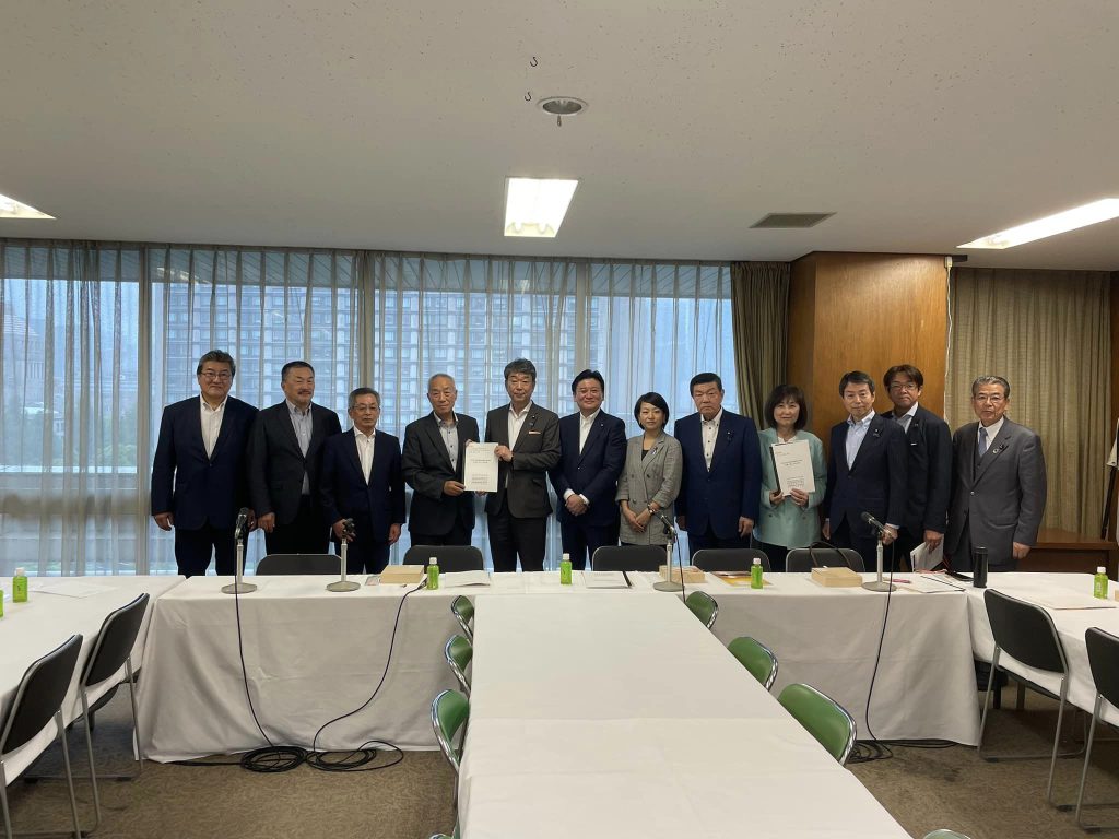 北海道漁業協同組合連合会と要請会を開催。