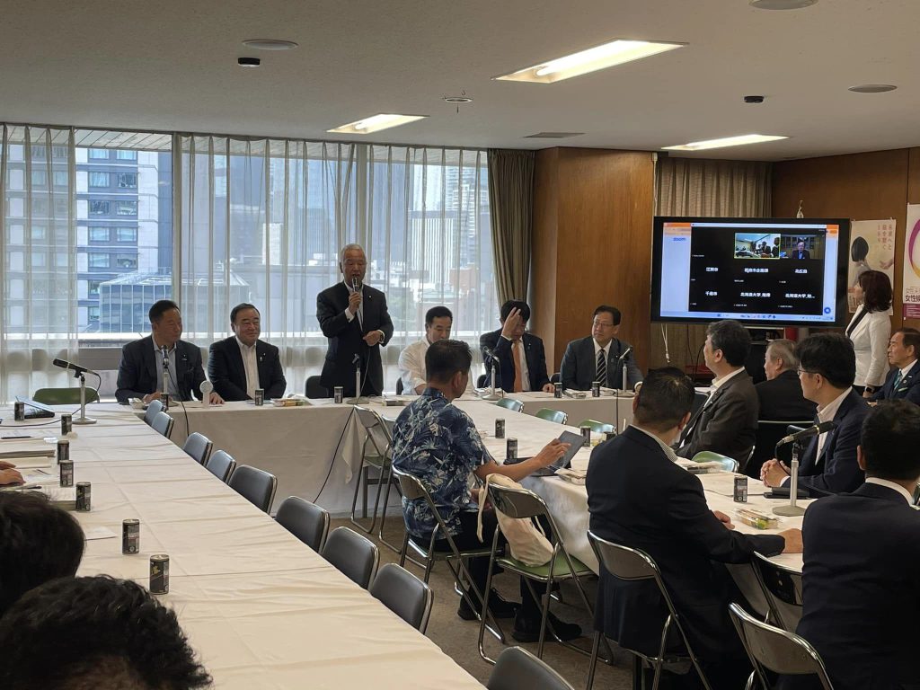 自民党ラピダスプロジェクトを起点とする北海道バレー構想推進議員連盟を開催。