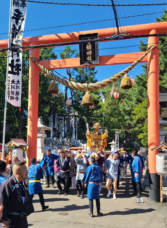 岩崎宏美さんが、手稲神社例大祭本祭にいらっしゃいました！