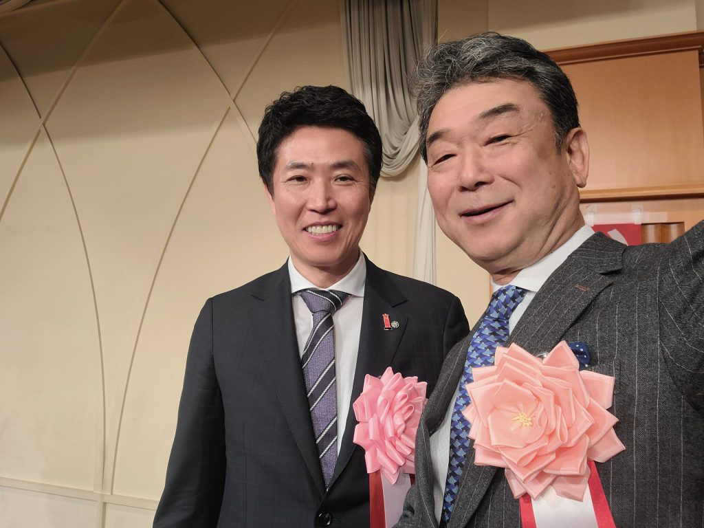 いんどう周作さんを励ます会に出席！
