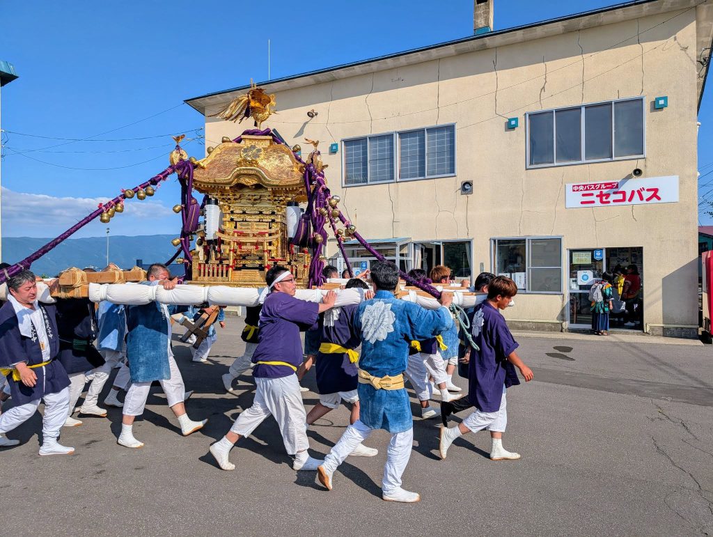 寿都神社例大祭。